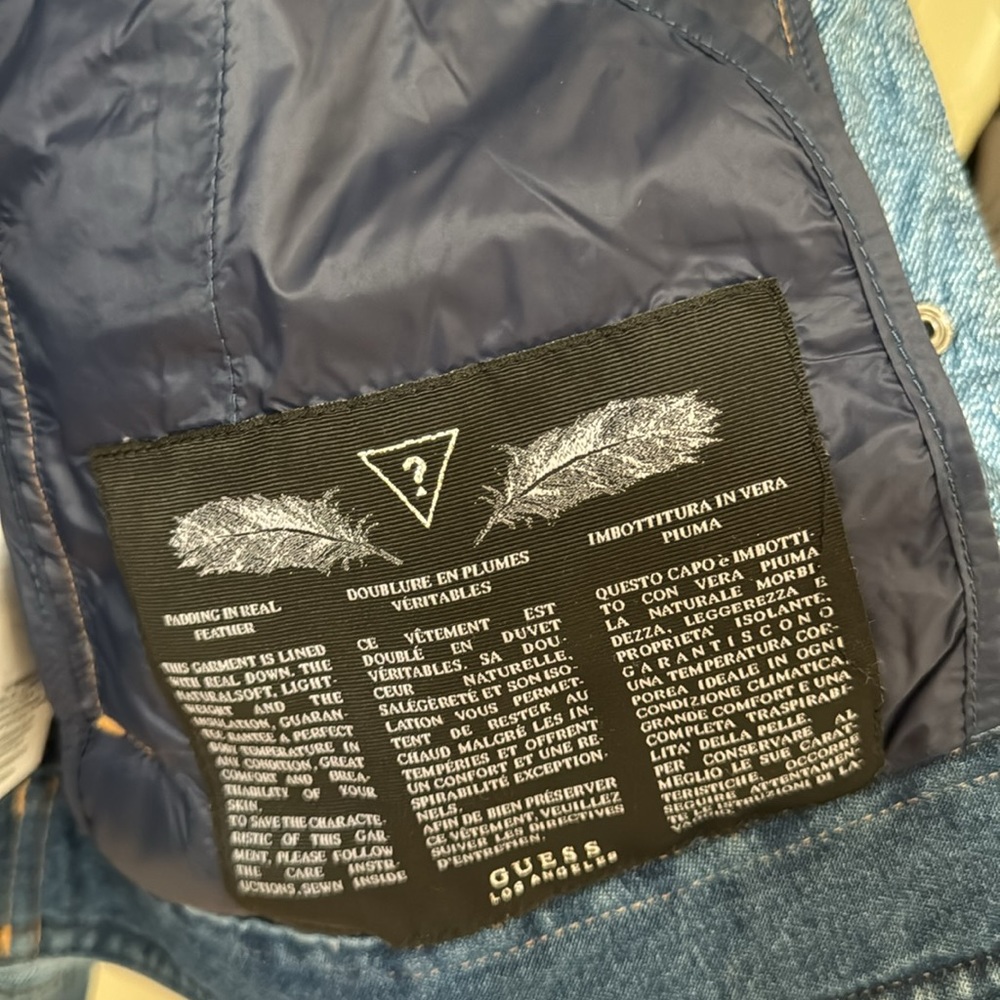 Guess Los Angeles Denim puffer jacket - Picture 11 of 13